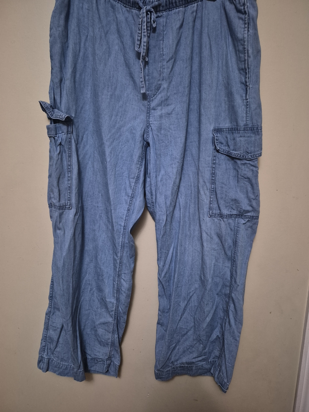 GAP Light Blue Women's Cargo Jogger Pants